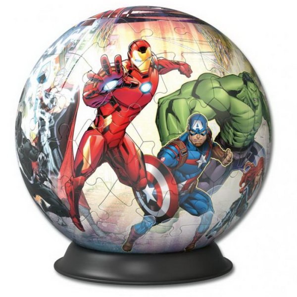 Ravensburger Puzzleball Marvel: Avengers, 72 dielikov