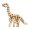 3D drevené puzzle Diplodocus, 50 dielikov