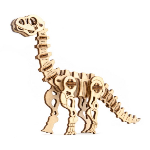 3D drevené puzzle Diplodocus, 50 dielikov