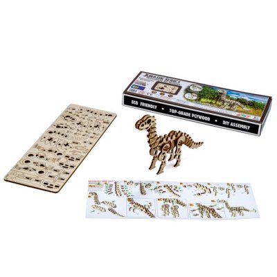 3D drevené puzzle Diplodocus, 50 dielikov