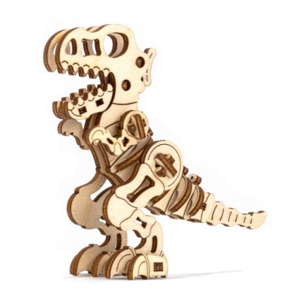 3D drevené puzzle T-Rex, 42 dielikov