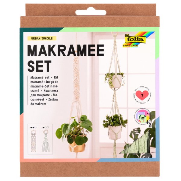 Folia Sada Makrame URBAN JUNGLE, 7 dielov