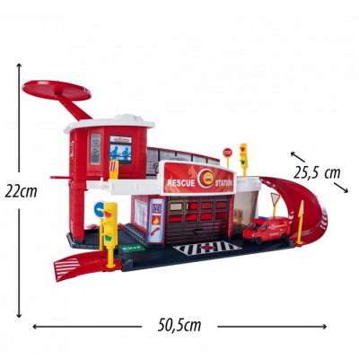 Majorette Creatix Záchranárska stanica + 1 autíčko