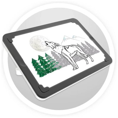 Buki Podsvietená LED podložka na kreslenie 3v1