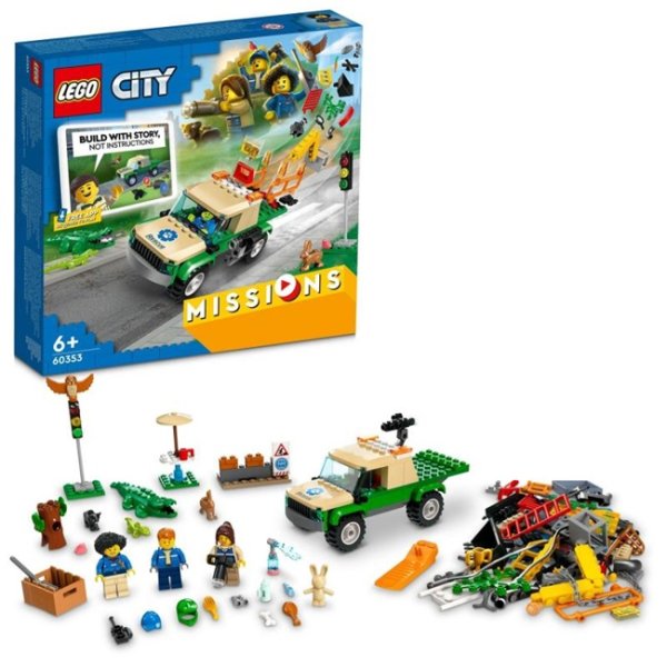 Lego City 60353 Záchranná misia v divočine, 246 ks