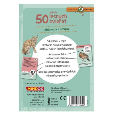 Mindok Expedícia príroda: 50 našich lesných zvierat