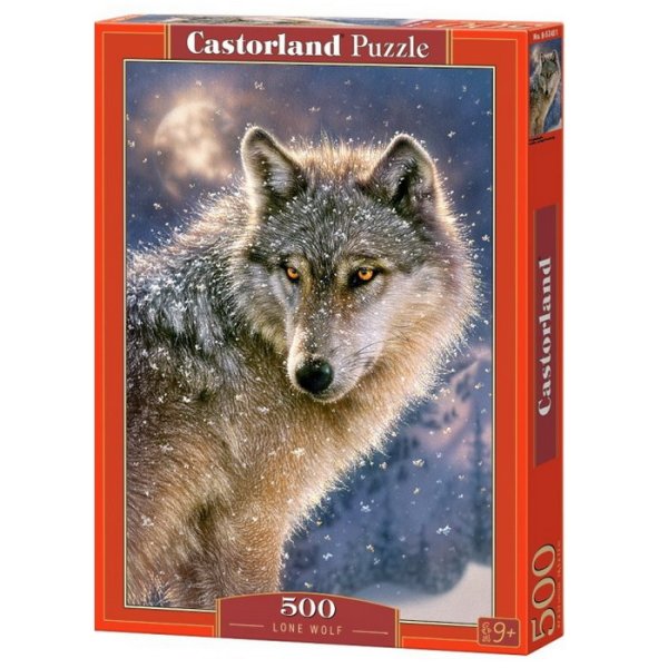 Castorland Puzzle Vlk samotár, 500 dielikov