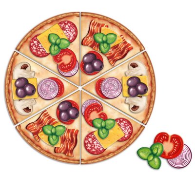 Granna Pizza - skladačka pre deti