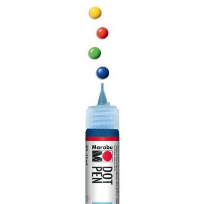 Marabu Kids DOT PEN - Dino sada, 4x25ml