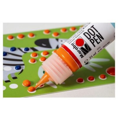 Marabu Kids DOT PEN - Dino sada, 4x25ml