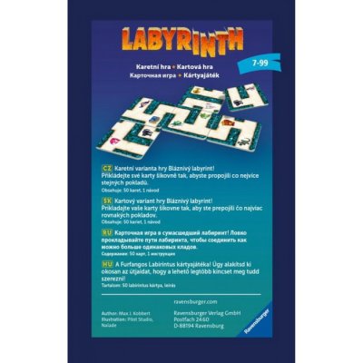 Ravensburger Labyrinth kartová hra