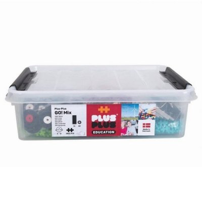 Školská sada Plus-Plus Mini GO! Mix 2600 ks + kolieska
