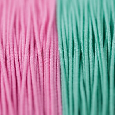 Folia Gumičky na navliekanie Pastelové, 4x5m