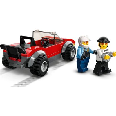 Lego City 60392 Naháňačka auta s policajnou motorkou, 59 dielikov