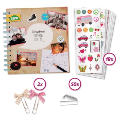 Lena Scrapbooking Zošit pre dievčatá