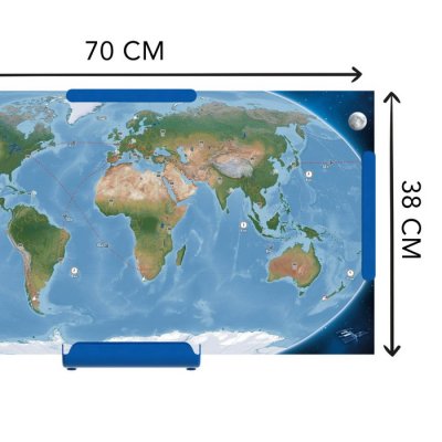 Buki Magnetická mapa sveta (v angličtine)