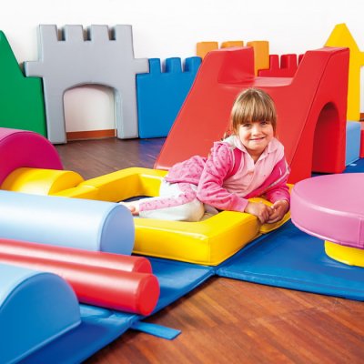 Gymnastická kocka GymBox pre batoľatá, 80 cm