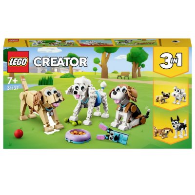 Lego Creator 31137 Roztomilé psíky 3v1, 475 ks