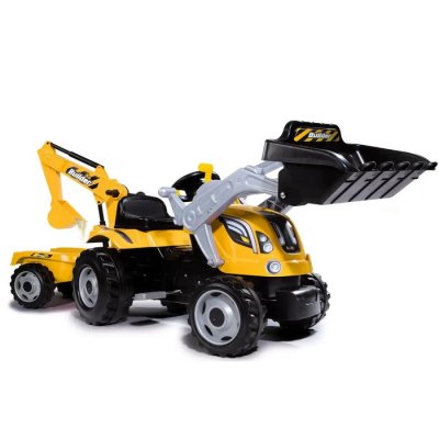 Šliapací traktor Builder Max s bagrom a vozíkom
