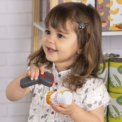 Smoby Elektronická pokladňa s váhou, zeleno-šedá