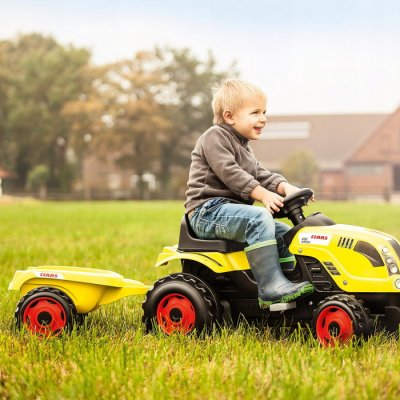 Smoby Šliapací traktor Claas s vozíkom