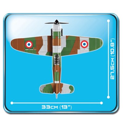 Cobi 5720 Dewoitine D.520, 283 ks + figúrka