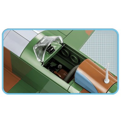 Cobi 5720 Dewoitine D.520, 283 ks + figúrka