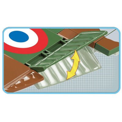 Cobi 5720 Dewoitine D.520, 283 ks + figúrka