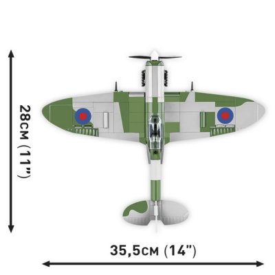 Cobi 5725 Supermarine Spitfire MK.VB, 344 ks + figúrka