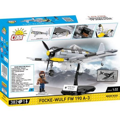 Cobi 5741 Focke-Wulf FW 190 A-3, 382 ks + figúrka