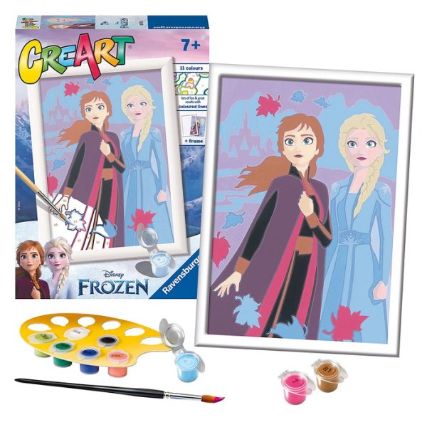 CreArt Maľovanie podľa čísel Frozen Sestry navždy