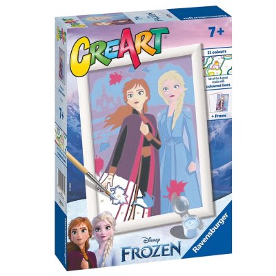 CreArt Maľovanie podľa čísel Frozen Sestry navždy
