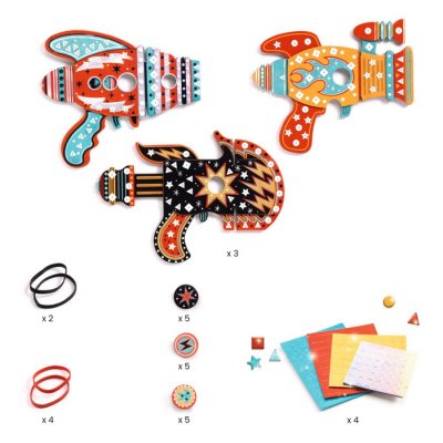 Djeco Vytvor si žetónové gumipušky, 3 ks