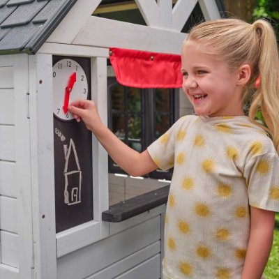 KidKraft Záhradný bungalov biely