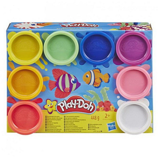 Play-Doh Balenie plastelín 8 kelímkov, 448 g