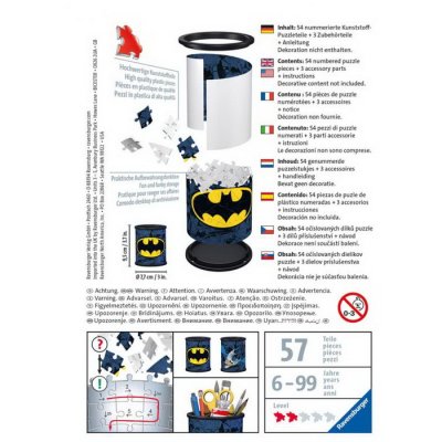 Ravensburger Stojan na ceruzky Batman, 57 dielikov