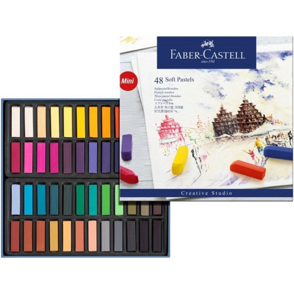 Faber Castell Pastel suchý Gofa mini, 48 ks