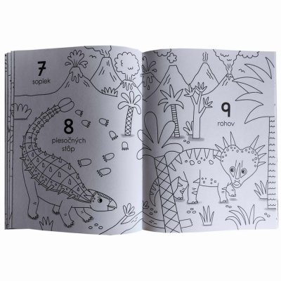 Dinosaury - Učíme sa písať Čísla, 64 strán