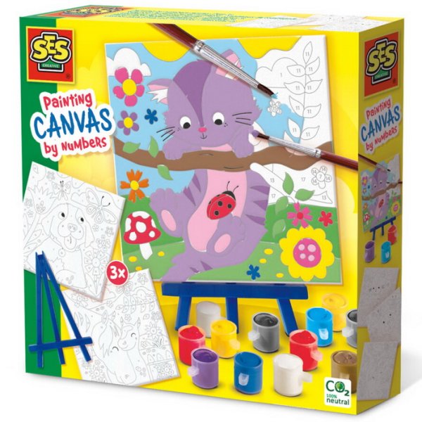 Ses Creative Maľovanie podľa čísel, 3 obrázky