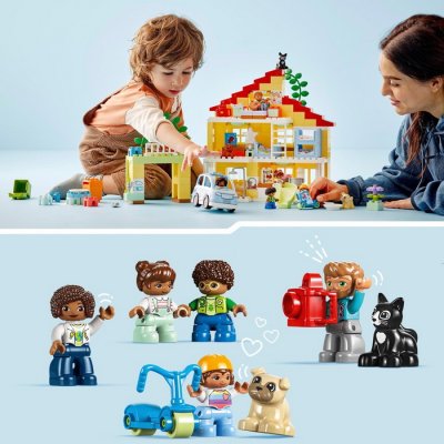 Duplo 10994 Rodinný dom 3v1, 218 ks