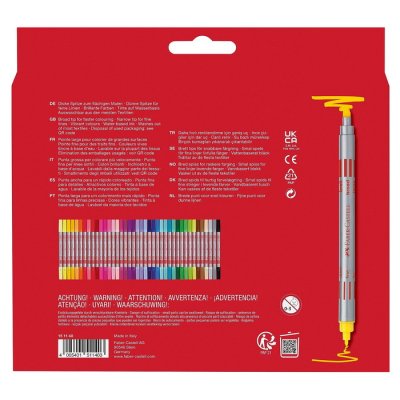 Faber Castell Fixky Fibre-Tip obojstranné základné, 40 ks