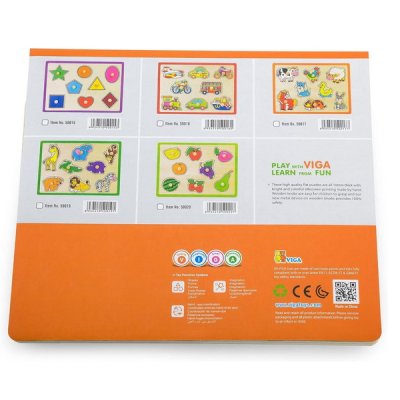 Školské vkladacie puzzle Ovocie, 8 dielikov