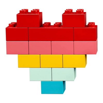 Duplo 10909 Box so srdiečkom, 80 ks
