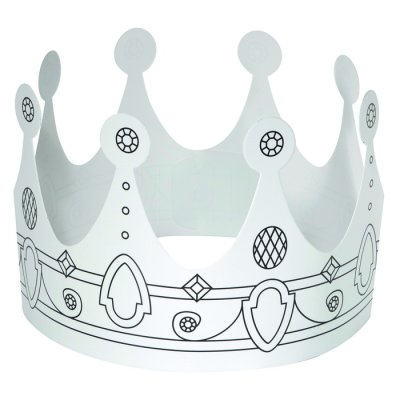 Folia Papierové kráľovské korunky, 6 ks