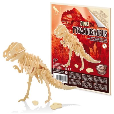 Buki Drevená 3D stavebnica dinosaura, rôzne modely