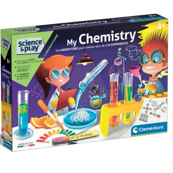 Clementoni Detské laboratórium Moja chémia, 170 pokusov