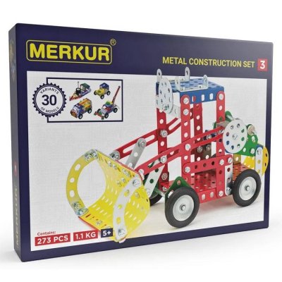 Merkur 003 stavebnica, 273 ks, 30 modelov