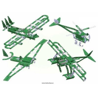 Merkur HeliKopter set 516 ks, 40 modelov