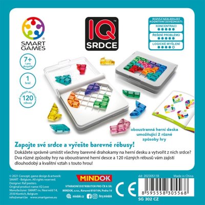 Smart Games IQ Srdce, 120 rébusov