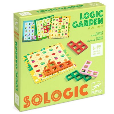 Djeco Sologic hlavolam Logic Garden, 40 rébusov